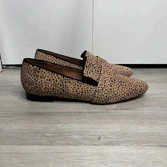 CASLON Loafers Real Fur Cheetah Print Women Size 8.5 M Office Career - Picture 2 of 8